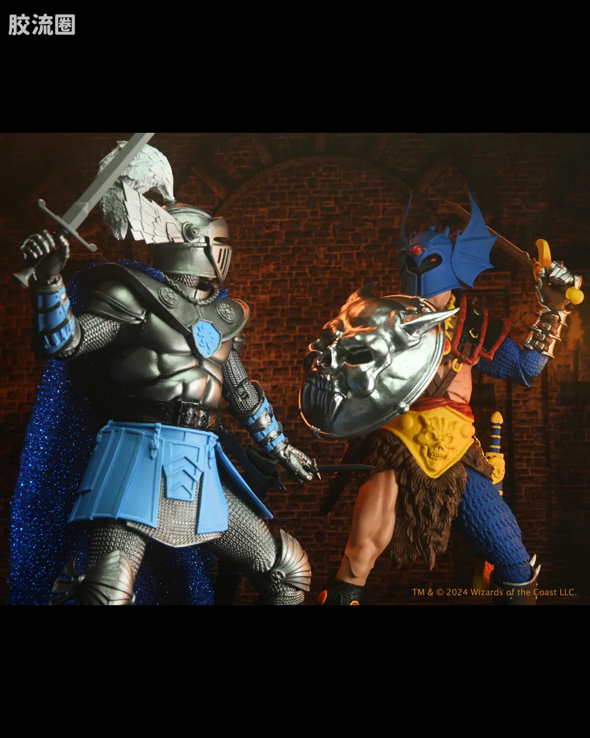 NECA 7寸可动人形系列 终极版/豪华版 游戏系列 龙与地下城 50周年纪念版壮心 - 图片