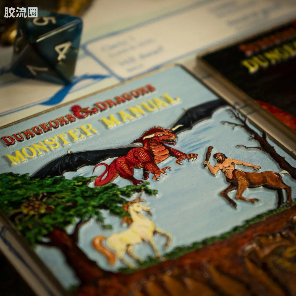 孩之宝综合系列 龙与地下城 50周年限量版 第一版 书籍封面 金属锭套装 - 图片