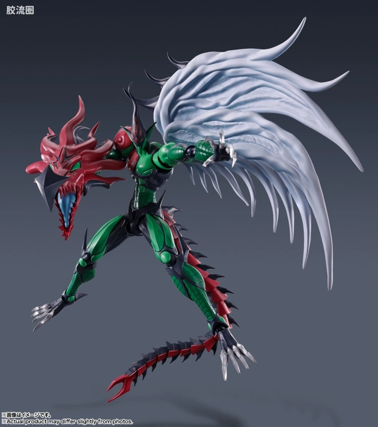 S.H.MonsterArts 普通版 E·HERO 火焰翼人 - 图片