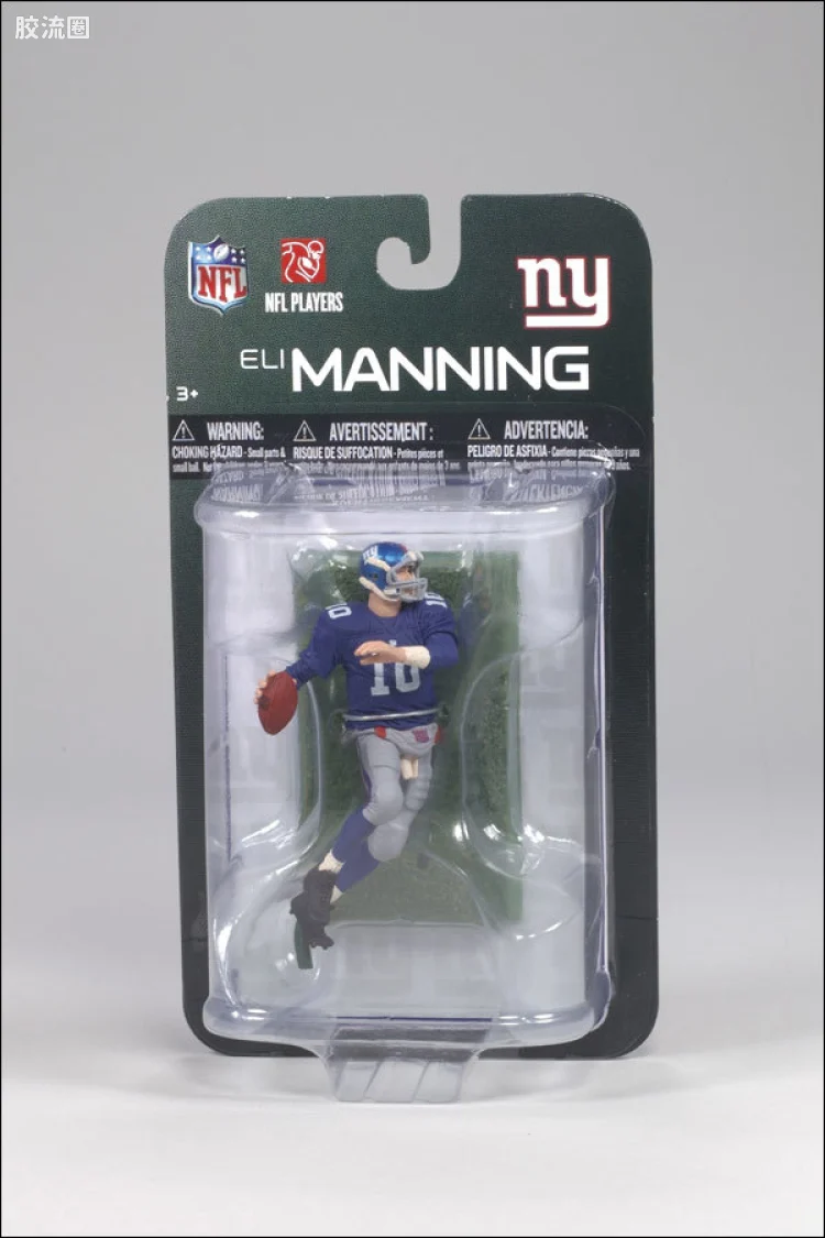 麦克法兰NFL美式足球系列玩具 3寸系列第7代 ELI MANNING