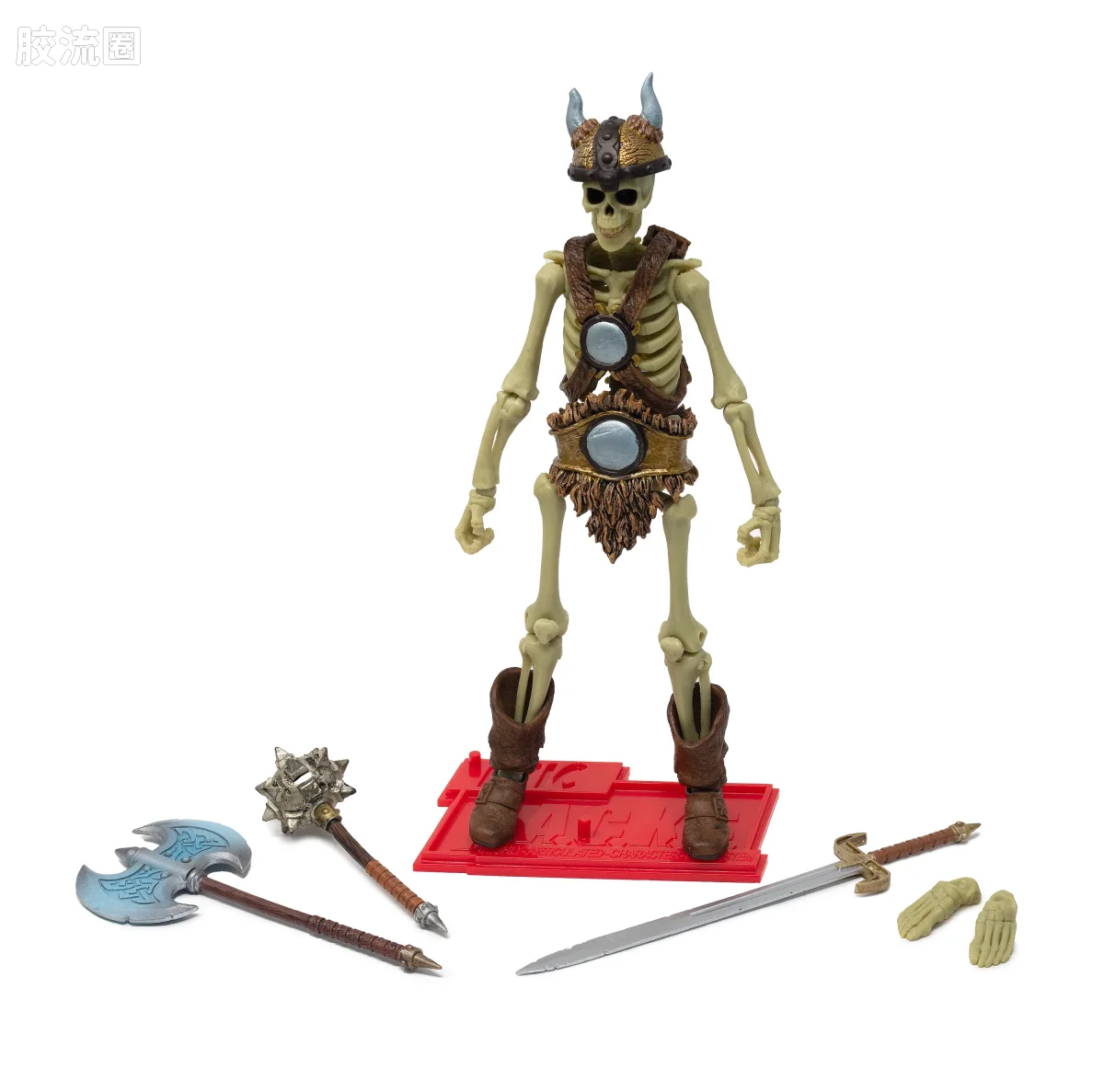 史诗 H.A.C.K.S. 1/12 可动人偶 野蛮人骷髅 - 图片