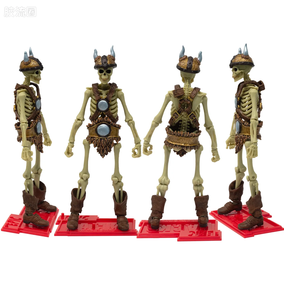 史诗 H.A.C.K.S. 1/12 可动人偶 野蛮人骷髅 - 图片