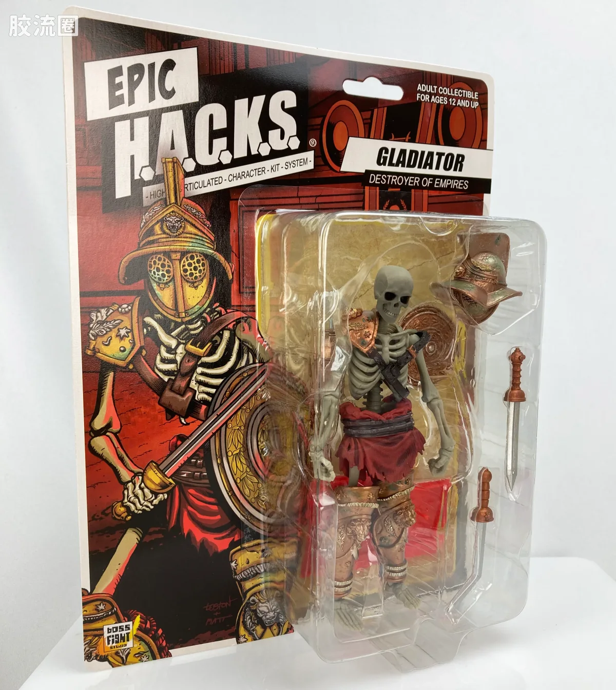 史诗 H.A.C.K.S. 1/12 可动人偶 角斗士骷髅 - 图片