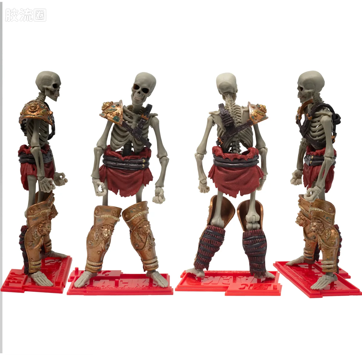 史诗 H.A.C.K.S. 1/12 可动人偶 角斗士骷髅 - 图片