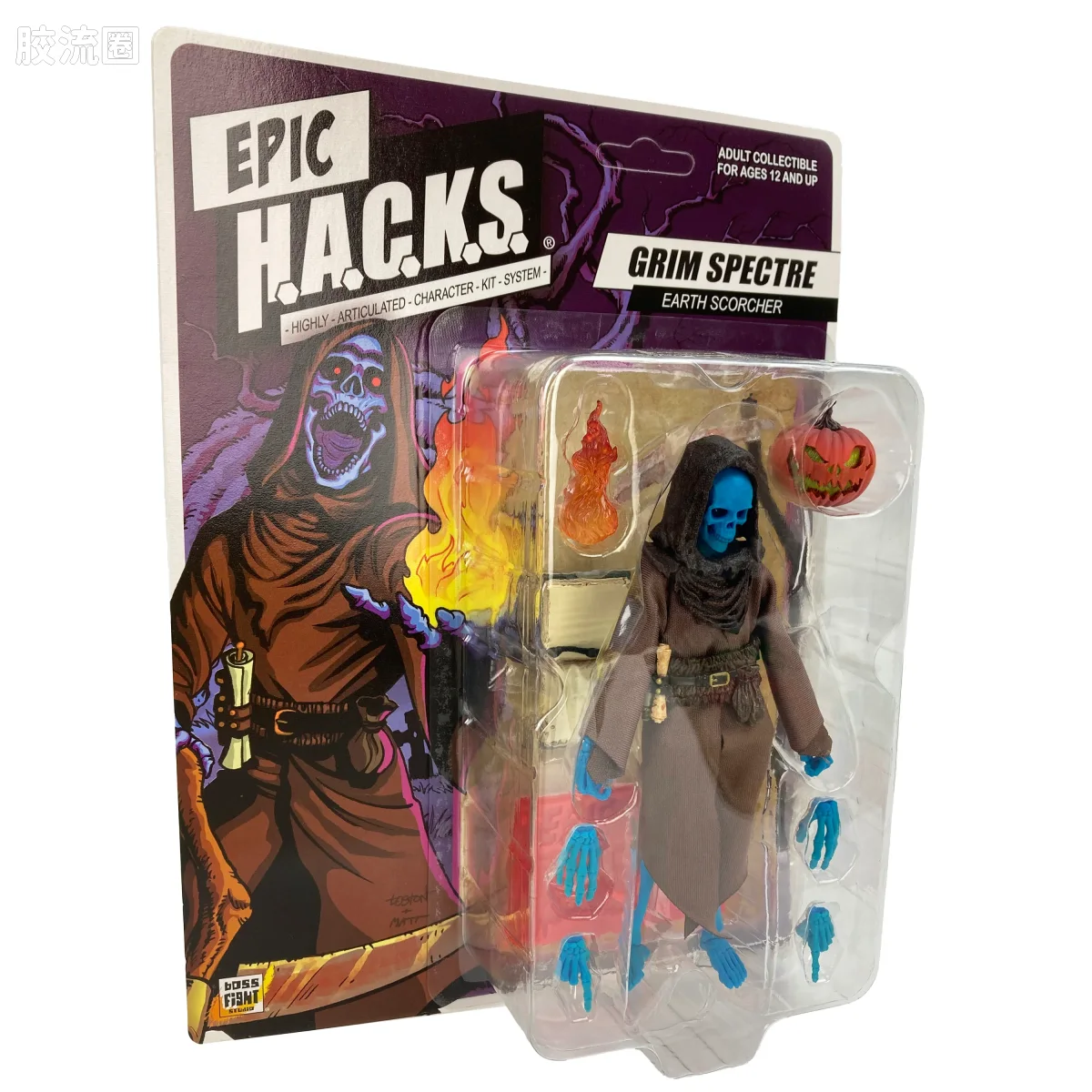 史诗 H.A.C.K.S. 1/12 可动人偶 阴冷的幽灵骷髅 - 图片