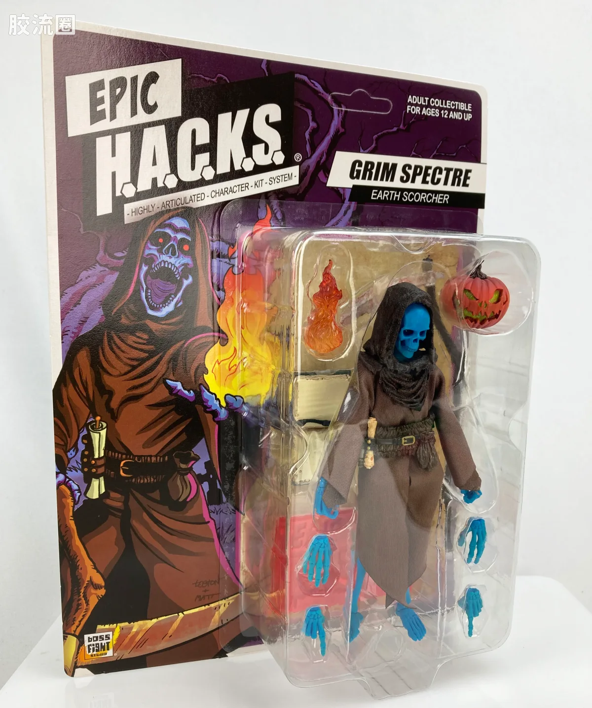 史诗 H.A.C.K.S. 1/12 可动人偶 阴冷的幽灵骷髅 - 图片