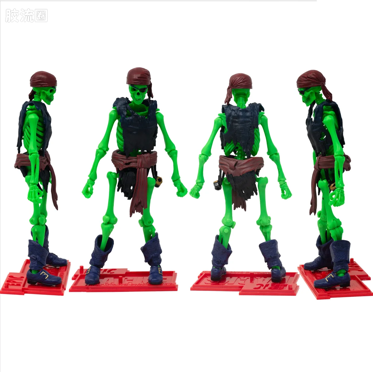 史诗 H.A.C.K.S. 1/12 可动人偶 海盗骷髅 - 图片