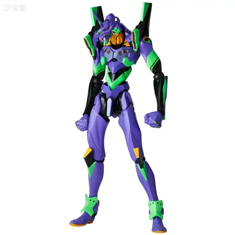 海洋堂转轮科技山口式可动系列 EVANGELION EVOLUTION EV-001S EVA初号机 新包装版 - 图片