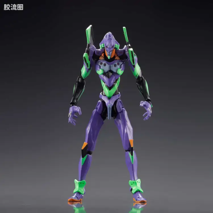 海洋堂转轮科技山口式可动系列 EVANGELION EVOLUTION EV-001S EVA初号机 新包装版 - 图片