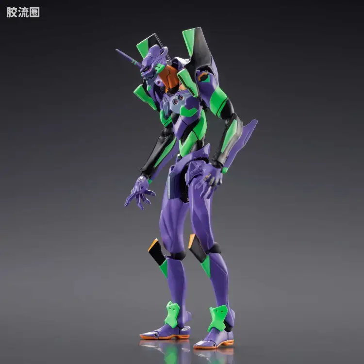海洋堂转轮科技山口式可动系列 EVANGELION EVOLUTION EV-001S EVA初号机 新包装版 - 图片