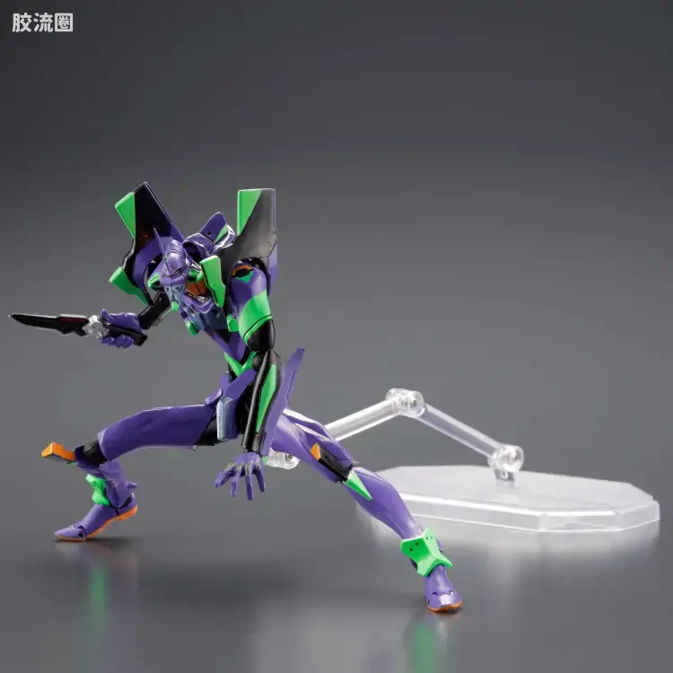 海洋堂转轮科技山口式可动系列 EVANGELION EVOLUTION EV-001S EVA初号机 新包装版 - 图片