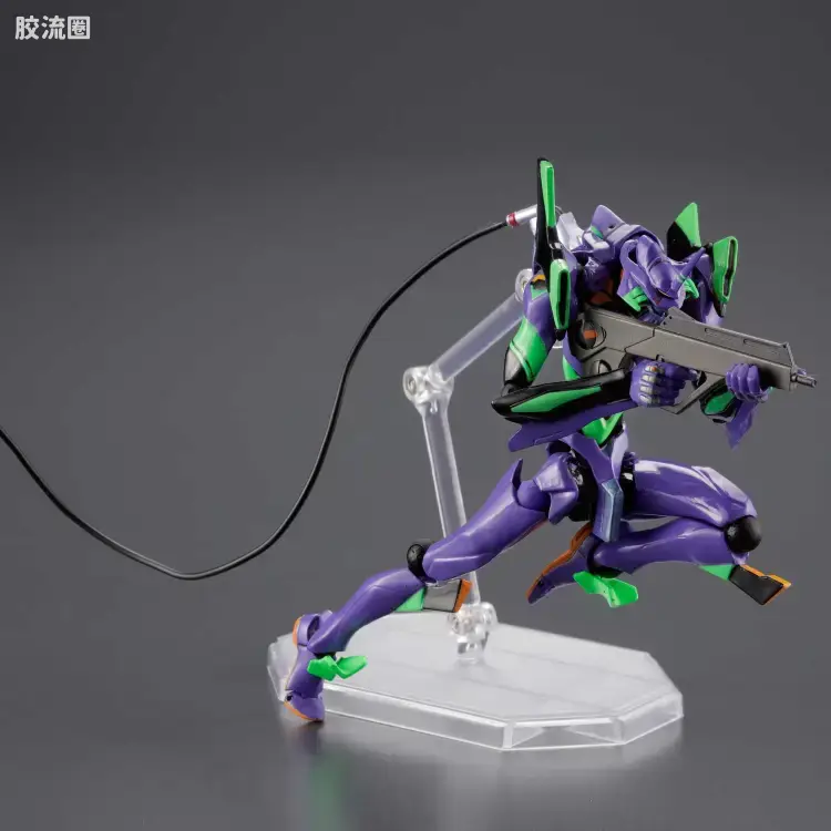 海洋堂转轮科技山口式可动系列 EVANGELION EVOLUTION EV-001S EVA初号机 新包装版 - 图片