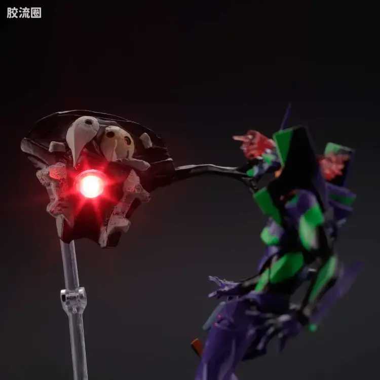 海洋堂转轮科技山口式可动系列 EVANGELION EVOLUTION EV-001S EVA初号机 新包装版 - 图片