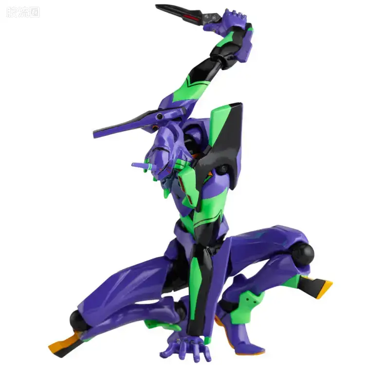 海洋堂转轮科技山口式可动系列 EVANGELION EVOLUTION EV-001S EVA初号机 新包装版 - 图片