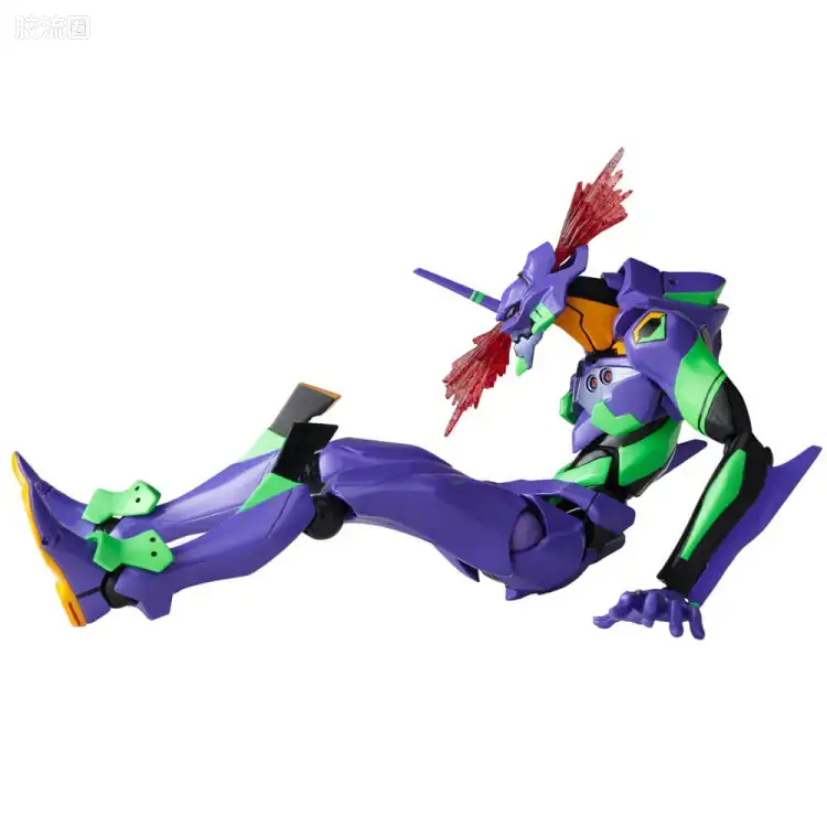 海洋堂转轮科技山口式可动系列 EVANGELION EVOLUTION EV-001S EVA初号机 新包装版 - 图片
