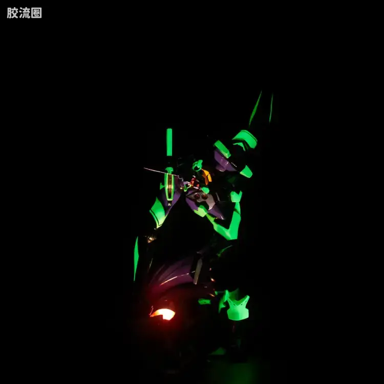 海洋堂转轮科技山口式可动系列 EVANGELION EVOLUTION EV-001S EVA初号机 新包装版 - 图片