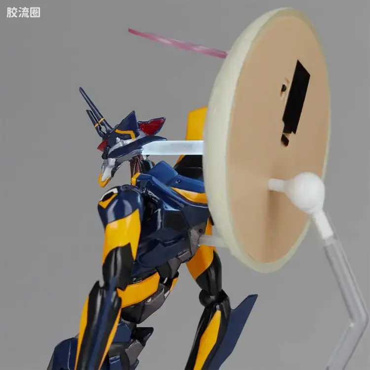 海洋堂转轮科技山口式可动系列 EVANGELION EVOLUTION EV-003S EVA 6号机 新包装版 - 图片