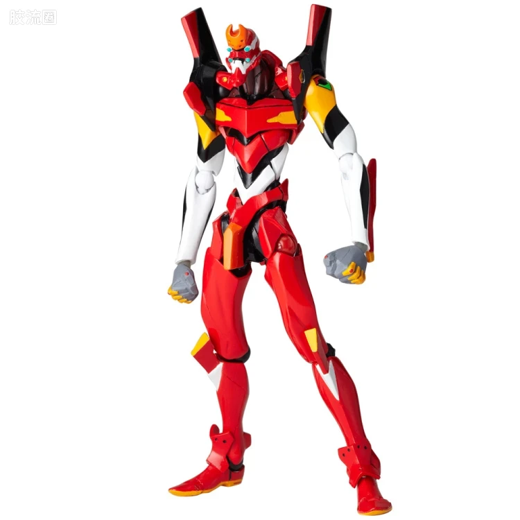 海洋堂转轮科技山口式可动系列 EVANGELION EVOLUTION EV-005S EVA2号机 新包装版 - 图片