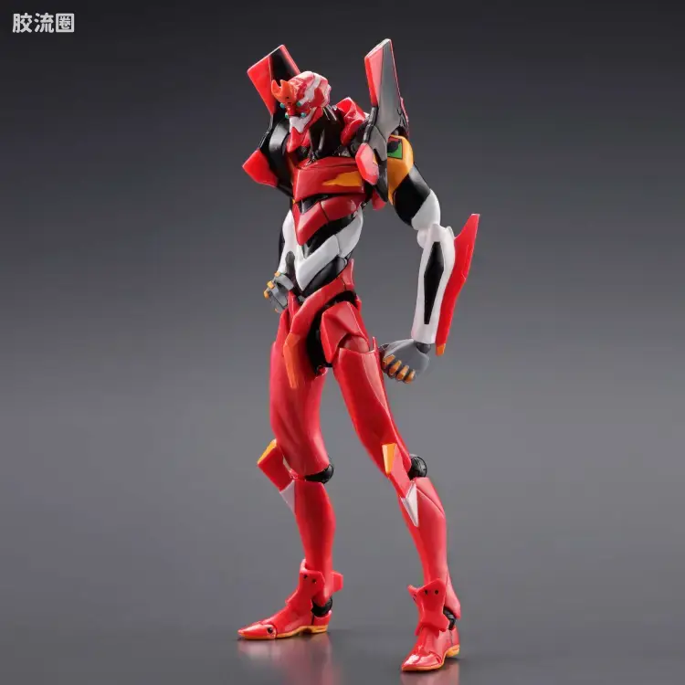 海洋堂转轮科技山口式可动系列 EVANGELION EVOLUTION EV-005S EVA2号机 新包装版 - 图片