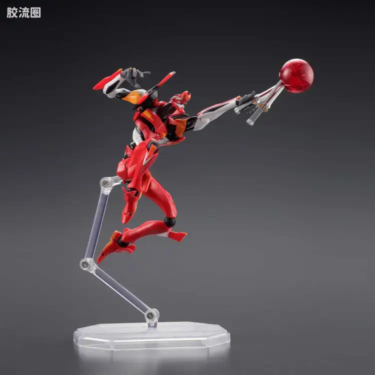 海洋堂转轮科技山口式可动系列 EVANGELION EVOLUTION EV-005S EVA2号机 新包装版 - 图片