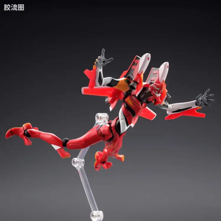 海洋堂转轮科技山口式可动系列 EVANGELION EVOLUTION EV-005S EVA2号机 新包装版 - 图片