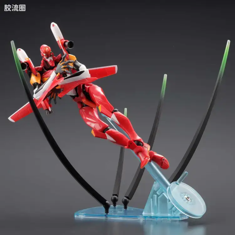 海洋堂转轮科技山口式可动系列 EVANGELION EVOLUTION EV-005S EVA2号机 新包装版 - 图片