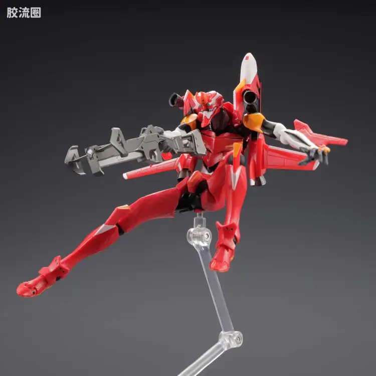 海洋堂转轮科技山口式可动系列 EVANGELION EVOLUTION EV-005S EVA2号机 新包装版 - 图片