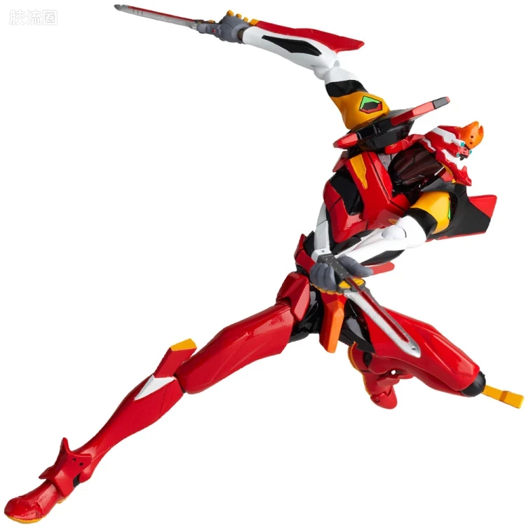 海洋堂转轮科技山口式可动系列 EVANGELION EVOLUTION EV-005S EVA2号机 新包装版 - 图片