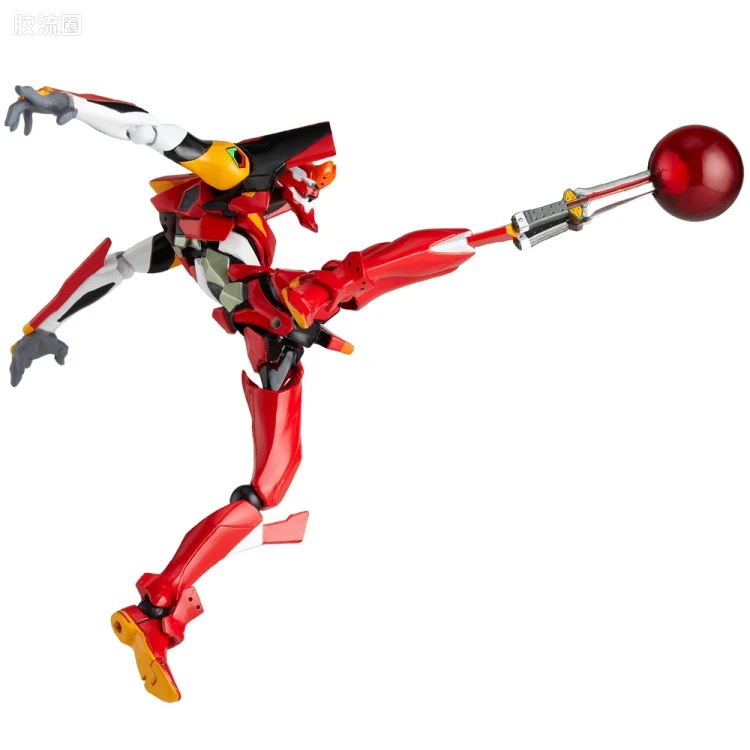 海洋堂转轮科技山口式可动系列 EVANGELION EVOLUTION EV-005S EVA2号机 新包装版 - 图片