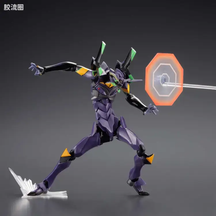 海洋堂转轮科技山口式可动系列 EVANGELION EVOLUTION EV-007S EVA第13号机 新包装版 - 图片