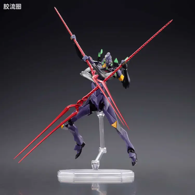 海洋堂转轮科技山口式可动系列 EVANGELION EVOLUTION EV-007S EVA第13号机 新包装版 - 图片
