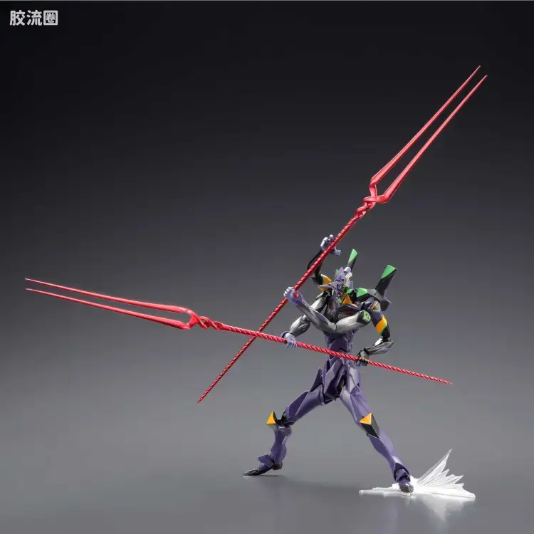 海洋堂转轮科技山口式可动系列 EVANGELION EVOLUTION EV-007S EVA第13号机 新包装版 - 图片