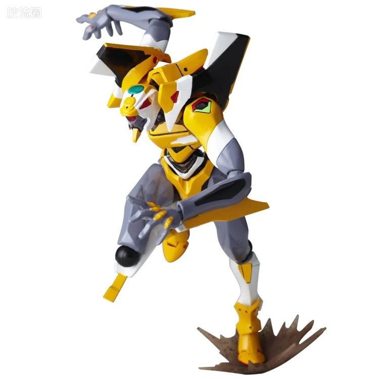 海洋堂转轮科技山口式可动系列 EVANGELION EVOLUTION EV-010S EVA零号机(改) 新包装版 - 图片