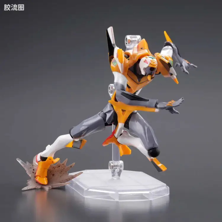 海洋堂转轮科技山口式可动系列 EVANGELION EVOLUTION EV-010S EVA零号机(改) 新包装版 - 图片