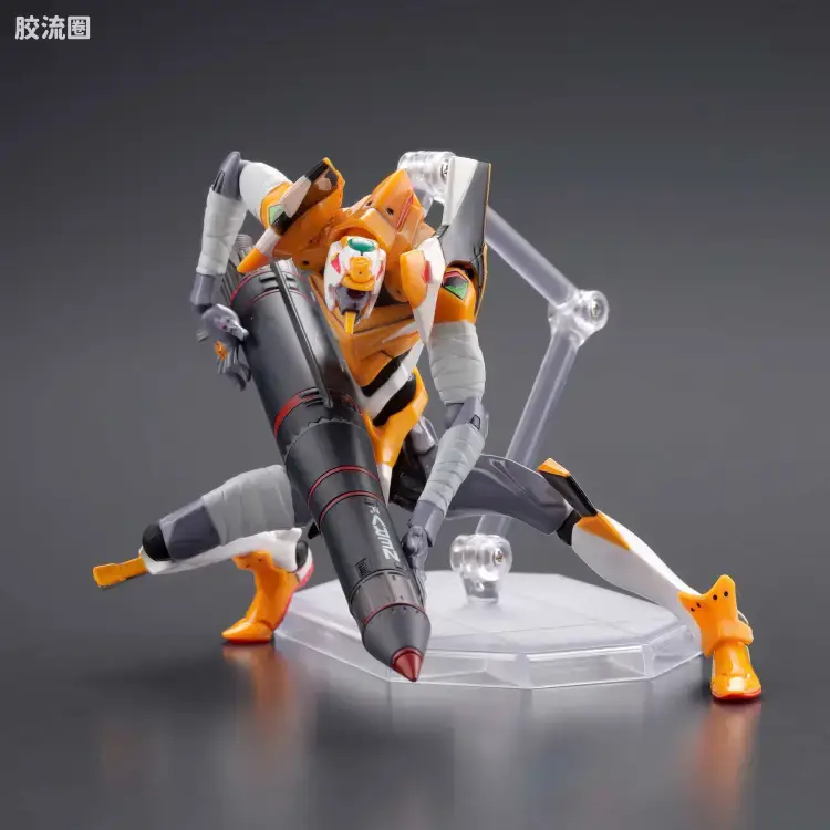 海洋堂转轮科技山口式可动系列 EVANGELION EVOLUTION EV-010S EVA零号机(改) 新包装版 - 图片