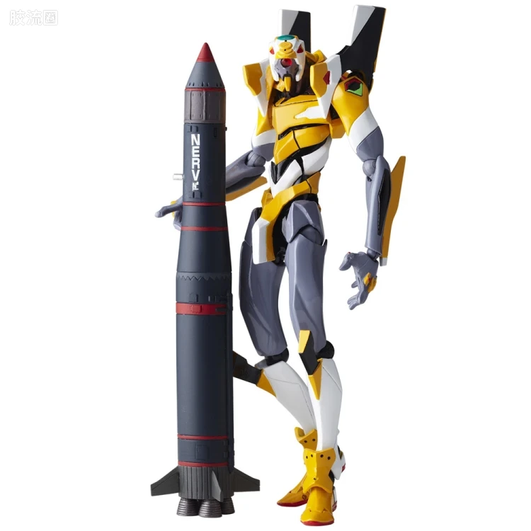 海洋堂转轮科技山口式可动系列 EVANGELION EVOLUTION EV-010S EVA零号机(改) 新包装版 - 图片