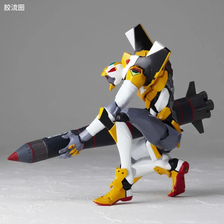 海洋堂转轮科技山口式可动系列 EVANGELION EVOLUTION EV-010S EVA零号机(改) 新包装版 - 图片