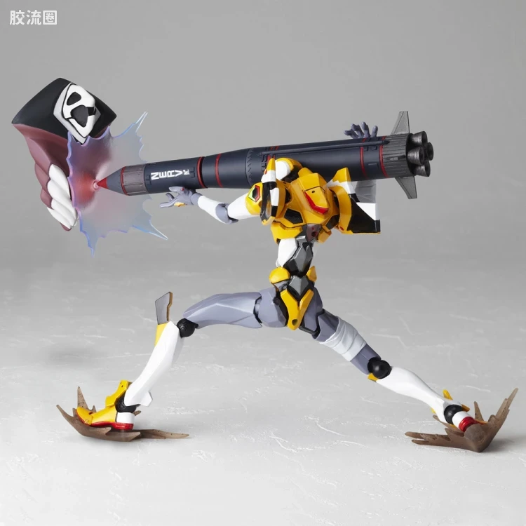 海洋堂转轮科技山口式可动系列 EVANGELION EVOLUTION EV-010S EVA零号机(改) 新包装版 - 图片