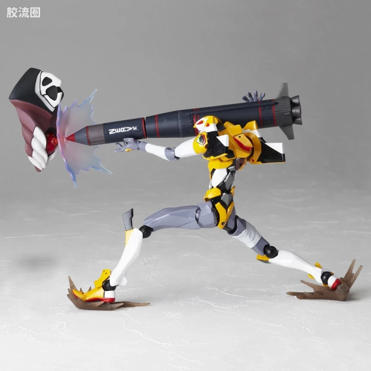 海洋堂转轮科技山口式可动系列 EVANGELION EVOLUTION EV-010S EVA零号机(改) 新包装版 - 图片