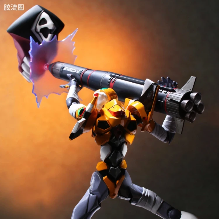 海洋堂转轮科技山口式可动系列 EVANGELION EVOLUTION EV-010S EVA零号机(改) 新包装版 - 图片