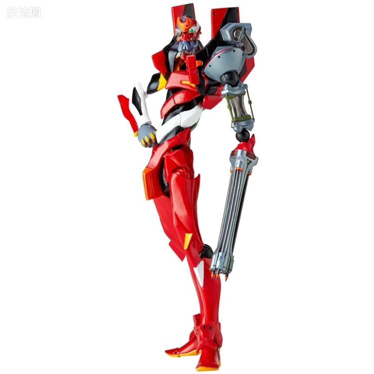 海洋堂转轮科技山口式可动系列 EVANGELION EVOLUTION EV-011 EVA 2号机β（改） - 图片