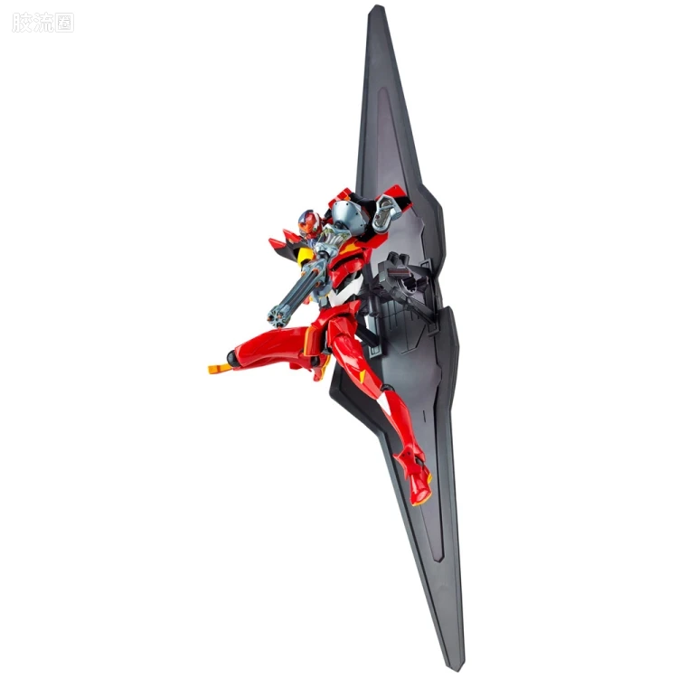 海洋堂转轮科技山口式可动系列 EVANGELION EVOLUTION EV-011 EVA 2号机β（改） - 图片