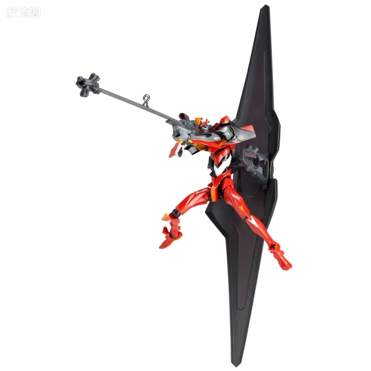 海洋堂转轮科技山口式可动系列 EVANGELION EVOLUTION EV-011 EVA 2号机β（改） - 图片