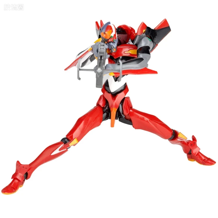 海洋堂转轮科技山口式可动系列 EVANGELION EVOLUTION EV-011 EVA 2号机β（改） - 图片