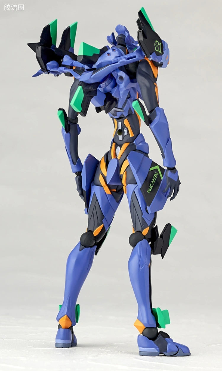 海洋堂转轮科技山口式可动系列 EVANGELION EVOLUTION EV-017 EVA最终号机 - 图片