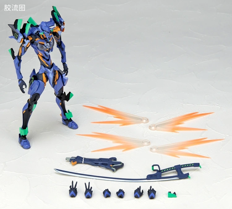 海洋堂转轮科技山口式可动系列 EVANGELION EVOLUTION EV-017 EVA最终号机 - 图片