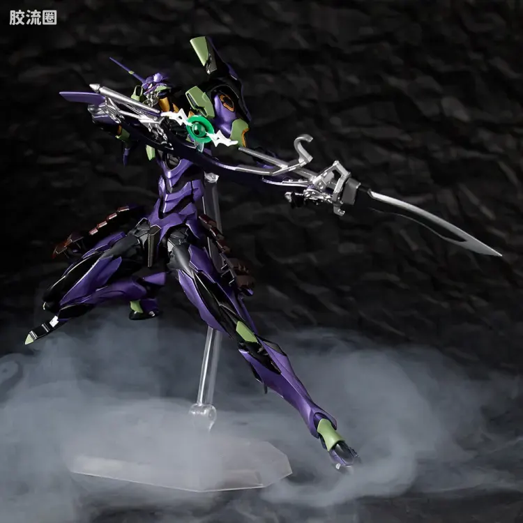海洋堂转轮科技山口式可动系列 EVANGELION EVOLUTION EV-019 EVA初号机 刀野薙Ver. - 图片