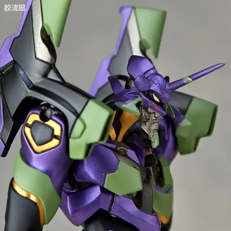 海洋堂转轮科技山口式可动系列 EVANGELION EVOLUTION EV-019 EVA初号机 刀野薙Ver. - 图片