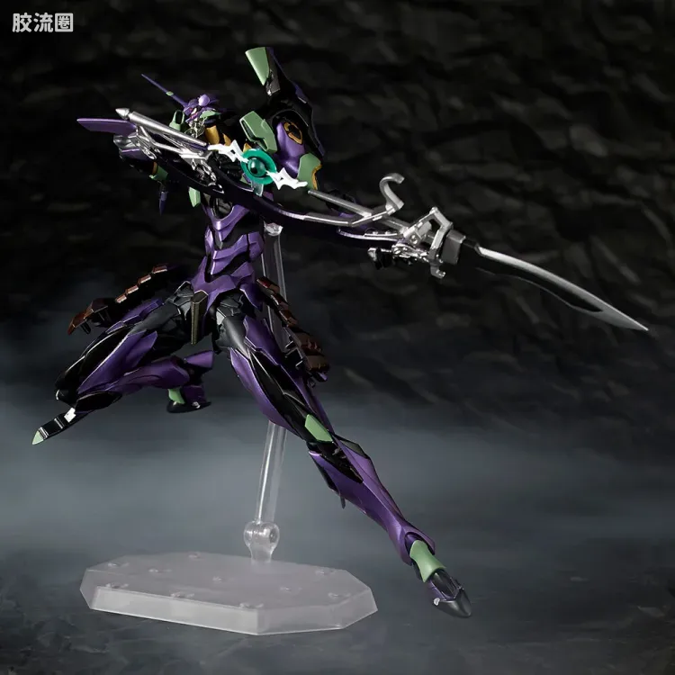 海洋堂转轮科技山口式可动系列 EVANGELION EVOLUTION EV-019 EVA初号机 刀野薙Ver. - 图片