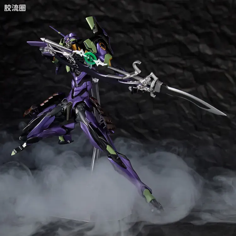 海洋堂转轮科技山口式可动系列 EVANGELION EVOLUTION EV-019 EVA初号机 刀野薙Ver. - 图片